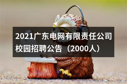 2021广东电网有限责任公司校园招聘公告（2000人） 图片